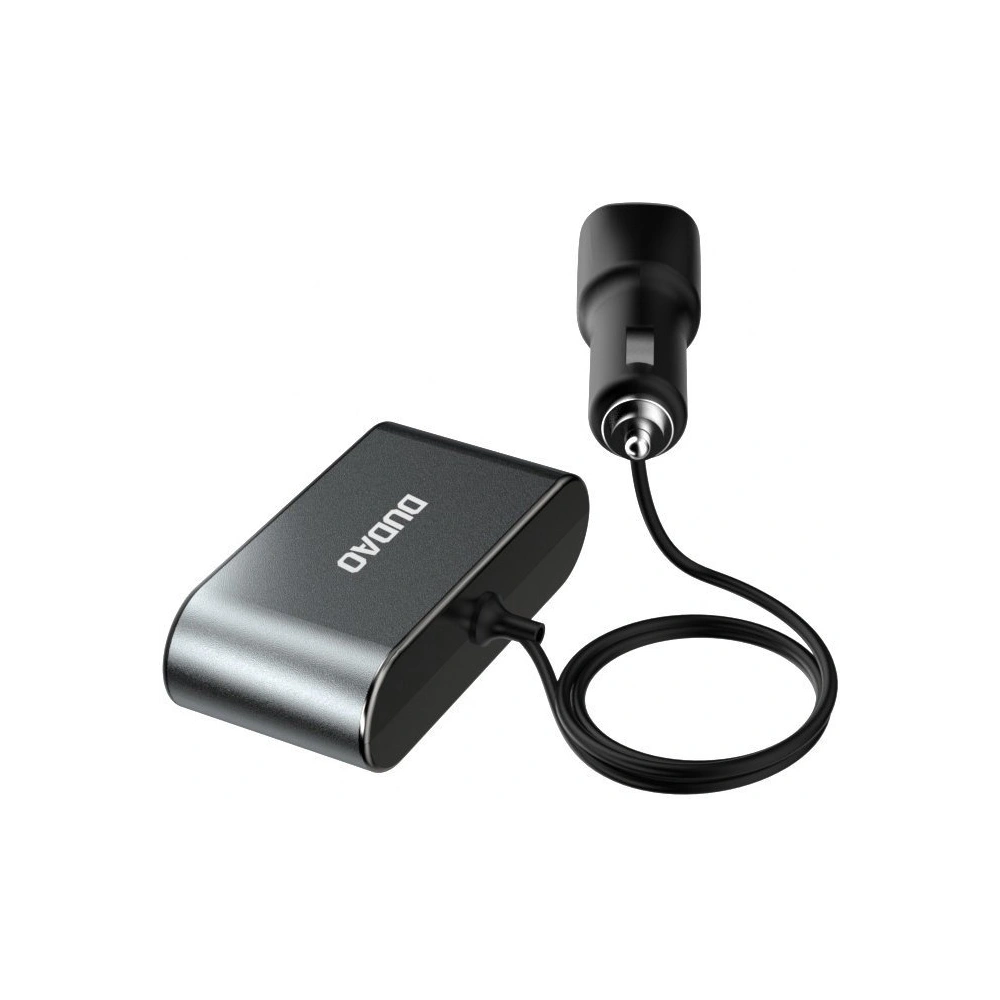 Hurtownia GSM - Auto nabíječka Dudao 2xUSB/3x rozdělovač zapalovače černá (R1Pro) - DDA95 - {ean13} - Hurt