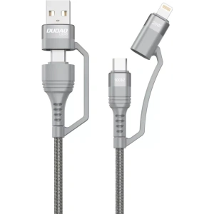Hurtownia GSM - Kábel Dudao 4w1 USB-C PD/USB - USB-C/Lightning 1m szürke (L20XS) - DDA99 - {ean13} - Hurt