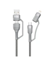 Hurtownia GSM - Kabel Dudao 4w1 USB-C PD/USB - USB-C/Lightning 1m grau (L20XS) - DDA99 - {ean13} - Hurt