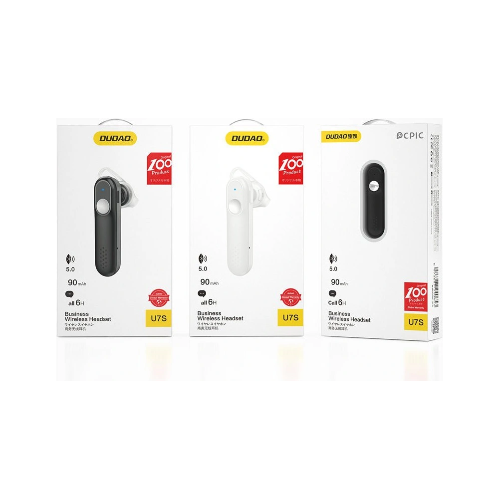 Hurtownia GSM - Kabellose Kopfhörer Dudao Bluetooth 5.0 schwarz (U7S) - DDA100 - {ean13} - Hurt