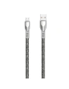 Kábel Dudao USB/microUSB 5A 1m szürke (L3PROM)