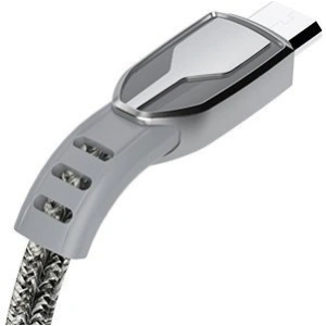 Wholesale Dudao USB braided cable - micro USB 5 A 1 m gray (L3PROM gray) - DDA105 - {ean13} - Hurt