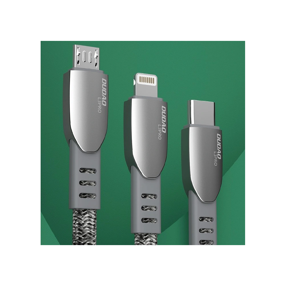 Hurtownia GSM - Kabel Dudao USB/microUSB 5A 1m grau (L3PROM) - DDA105 - {ean13} - Hurt
