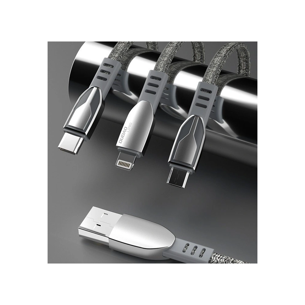 Hurtownia GSM - Kabel Dudao USB/microUSB 5A 1m grau (L3PROM) - DDA105 - {ean13} - Hurt