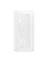 Powerbank Dudao 20000mAh Power Delivery 20W Quick Charge 3.0 2xUSB/USB-C weiß (K12PQ+)