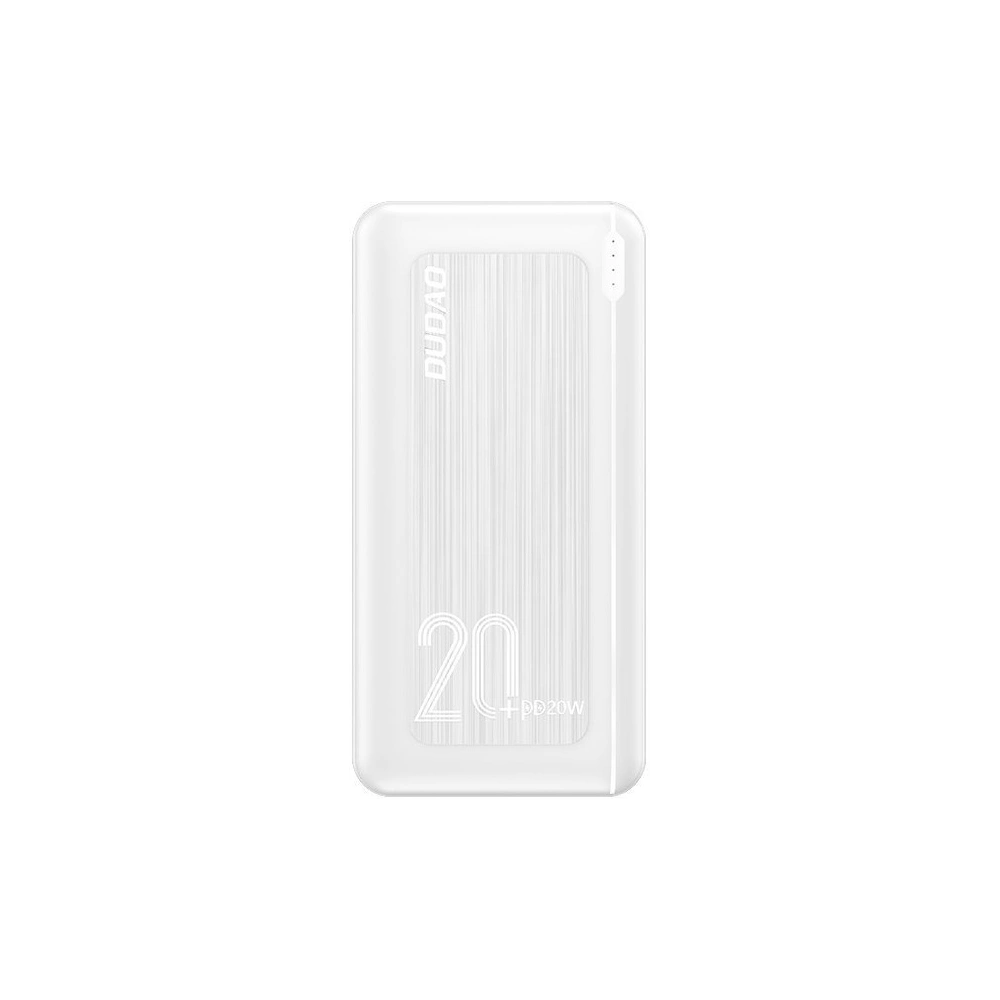 Hurtownia GSM - Powerbank Dudao 20000mAh Power Delivery 20W Quick Charge 3.0 2xUSB/USB-C alb (K12PQ+) - DDA109 - {ean13} - Hurt