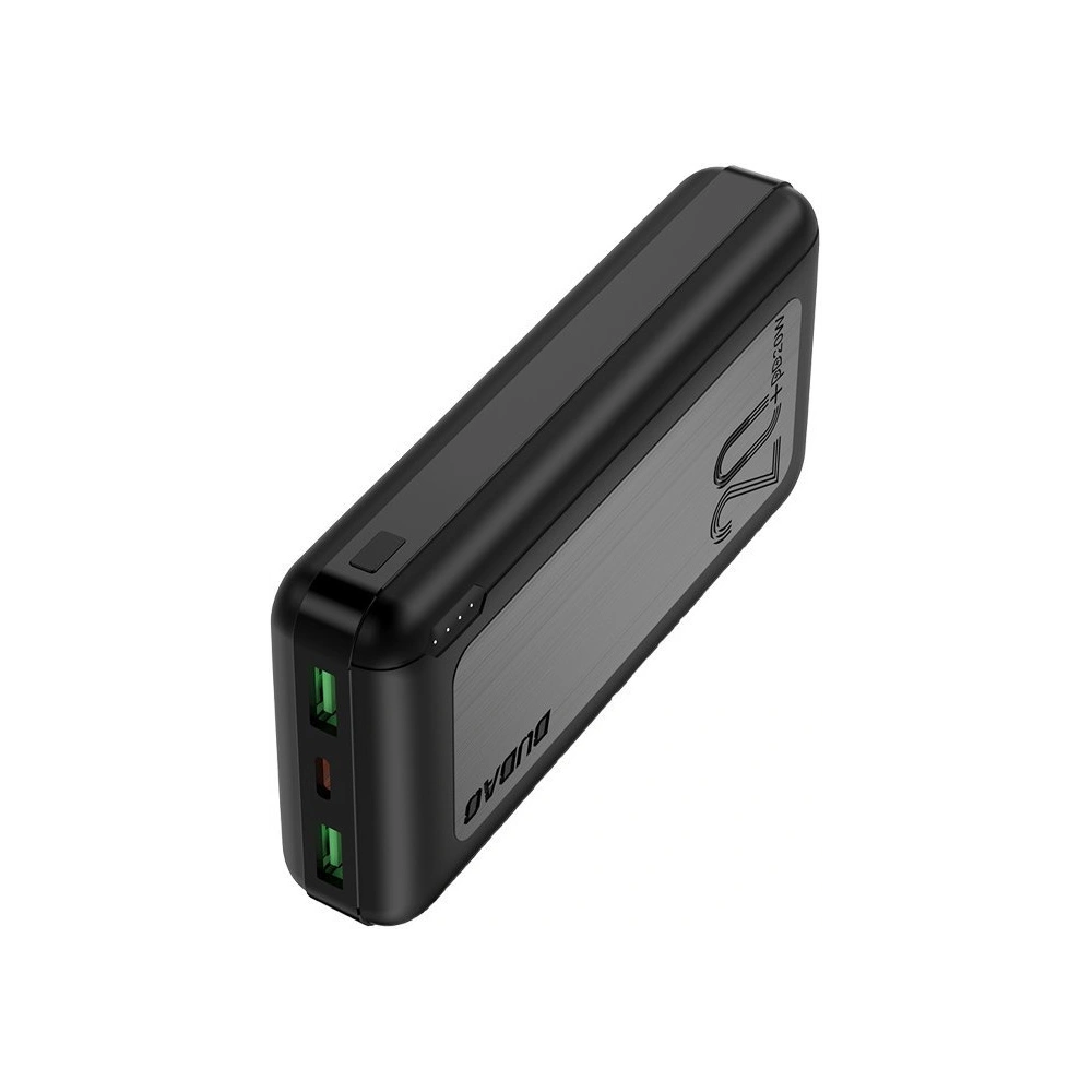 Hurtownia GSM - Powerbank Dudao 20000mAh Power Delivery 20W Quick Charge 3.0 2xUSB/USB-C schwarz (K12PQ+) - DDA110 - {ean13} - Hurt