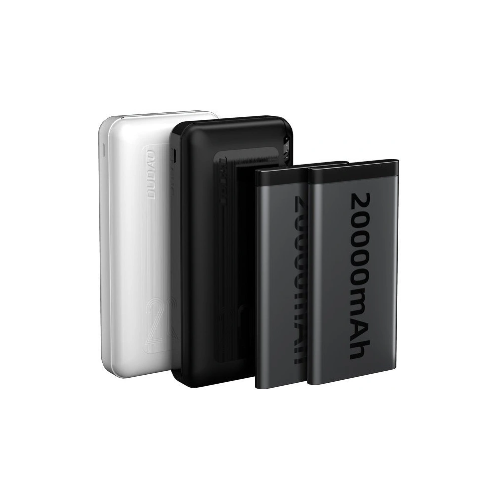 Hurtownia GSM - Powerbank Dudao 20000mAh Power Delivery 20W Quick Charge 3.0 2xUSB/USB-C schwarz (K12PQ+) - DDA110 - {ean13} - Hurt