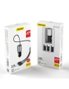 Hurtownia GSM - Auto nabíječka Dudao 3w1 USB 3,4 A s vestavěným kabelem Lightning/USB-C/microUSB černá (R5ProN) - DDA111 - {ean13} - Hurt