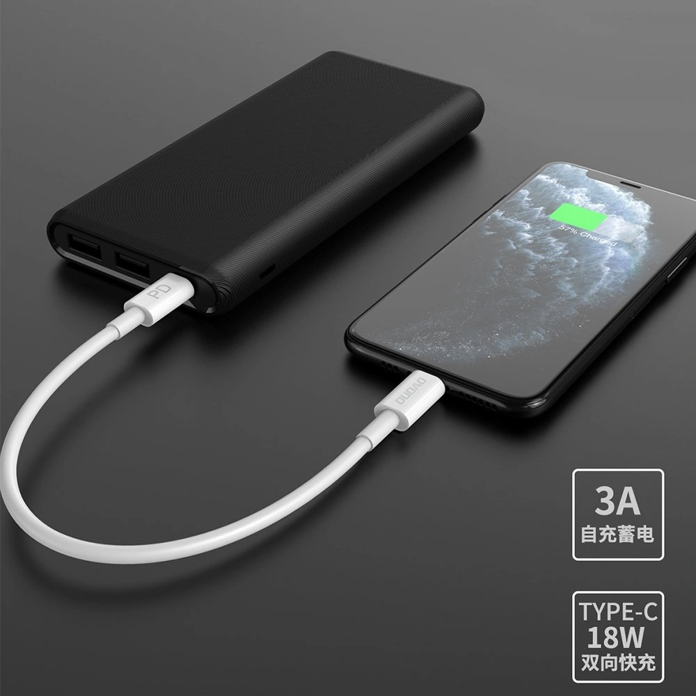 Hurtownia GSM - Powerbank Dudao 10000mAh 18W Schnellladung Power Delivery 2xUSB/USB-C schwarz (K12PQ) - DDA113 - {ean13} - Hurt