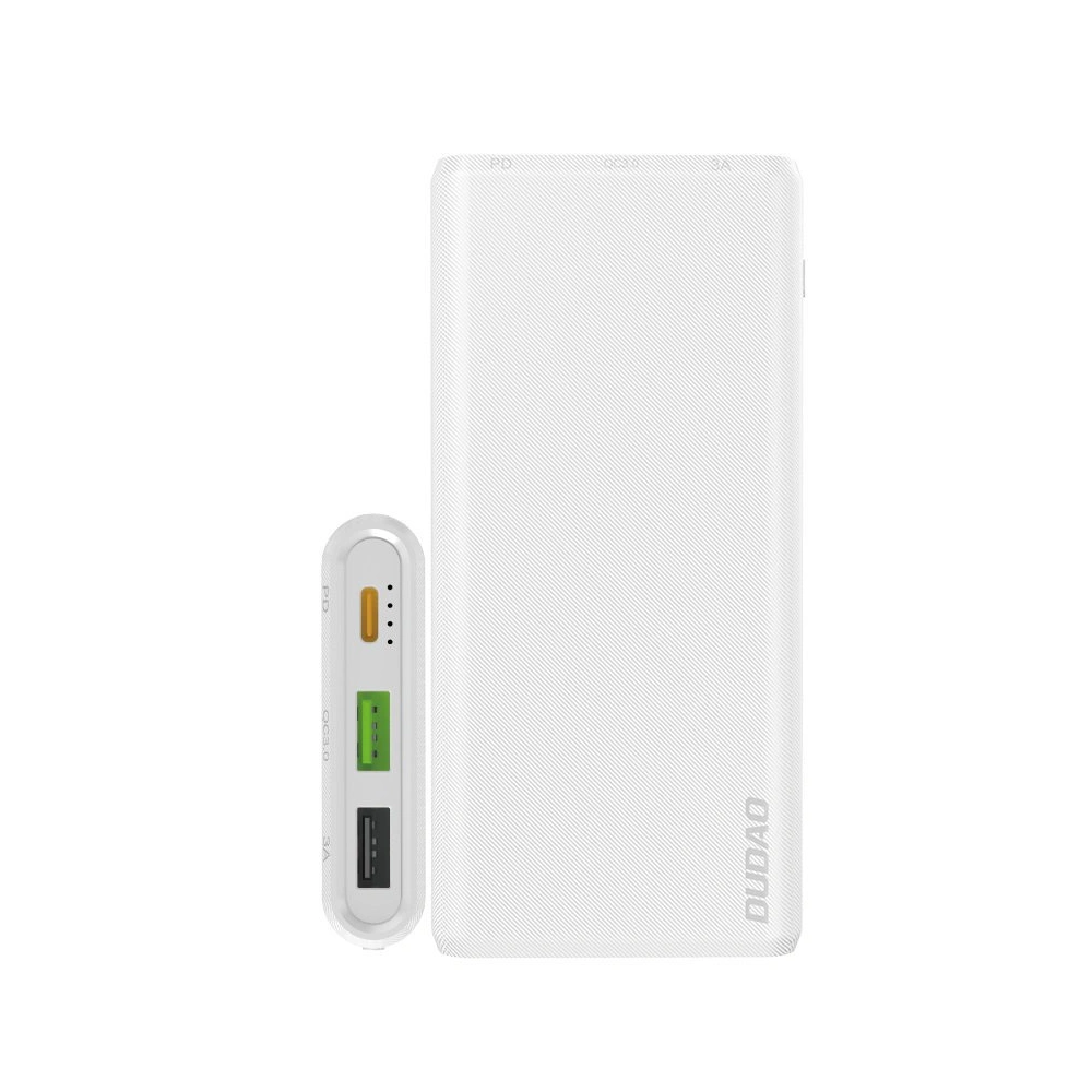 Hurtownia GSM - Powerbank Dudao 10000mAh 18W Quick Charge Power Delivery 2xUSB/USB-C weiß (K12PQ) - DDA114 - {ean13} - Hurt