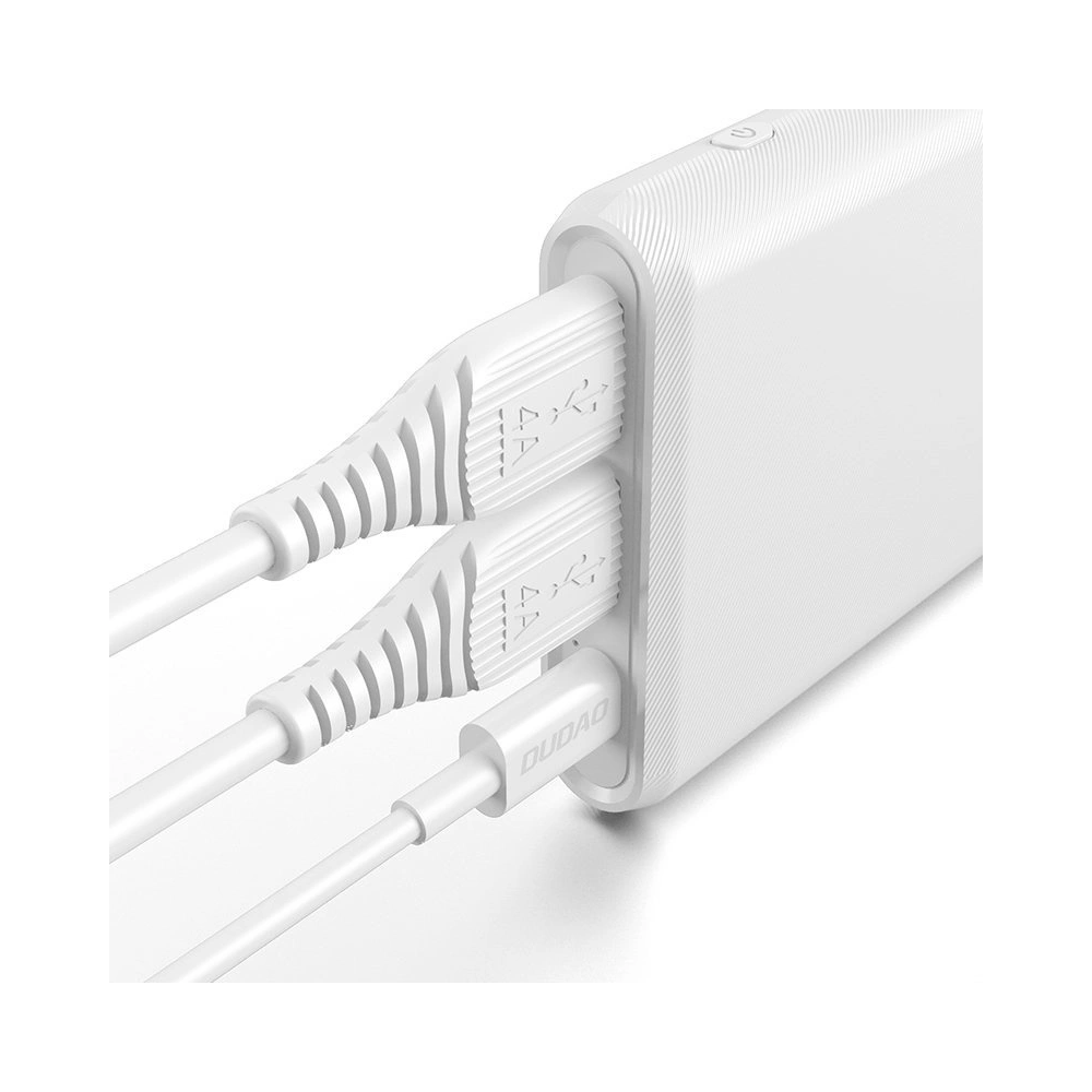 Hurtownia GSM - Powerbank Dudao 10000mAh 18W Quick Charge Power Delivery 2xUSB/USB-C weiß (K12PQ) - DDA114 - {ean13} - Hurt