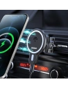 Hurtownia GSM - Magnetický automobilový držák s indukční nabíječkou Dudao MagSafe Qi 15W černý (F13) - DDA117 - {ean13} - Hurt