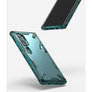 Etui Ringke Fusion-X Xiaomi Mi Note 10/Pro Turquoise Green