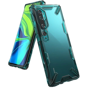 Etui Ringke Fusion-X Xiaomi Mi Note 10/Pro Turquoise Green
