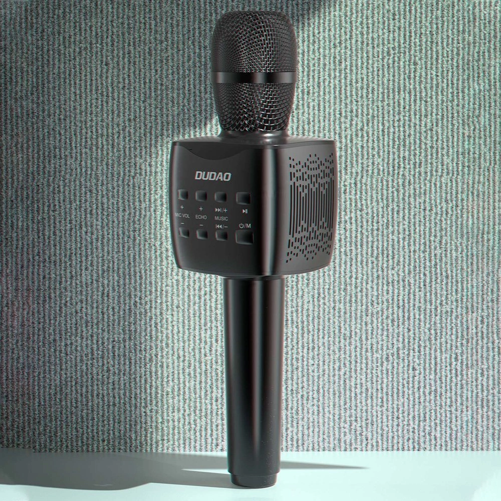 Hurtownia GSM - Dudao vezeték nélküli karaoke mikrofon Bluetooth 5.0 fekete (Y16S) - DDA120 - {ean13} - Hurt