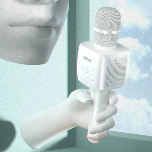 Dudao bezprzewodowy mikrofon do karaoke Bluetooth 5.0 czarny (Y16S)