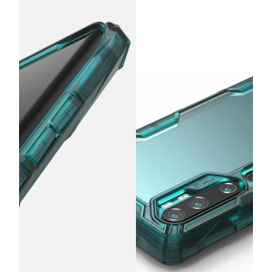 Etui Ringke Fusion-X Xiaomi Mi Note 10/Pro Turquoise Green