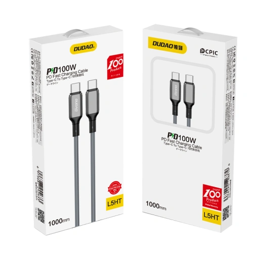Kabel Dudao PD USB-C - USB-C 100W 1m (L5HT)