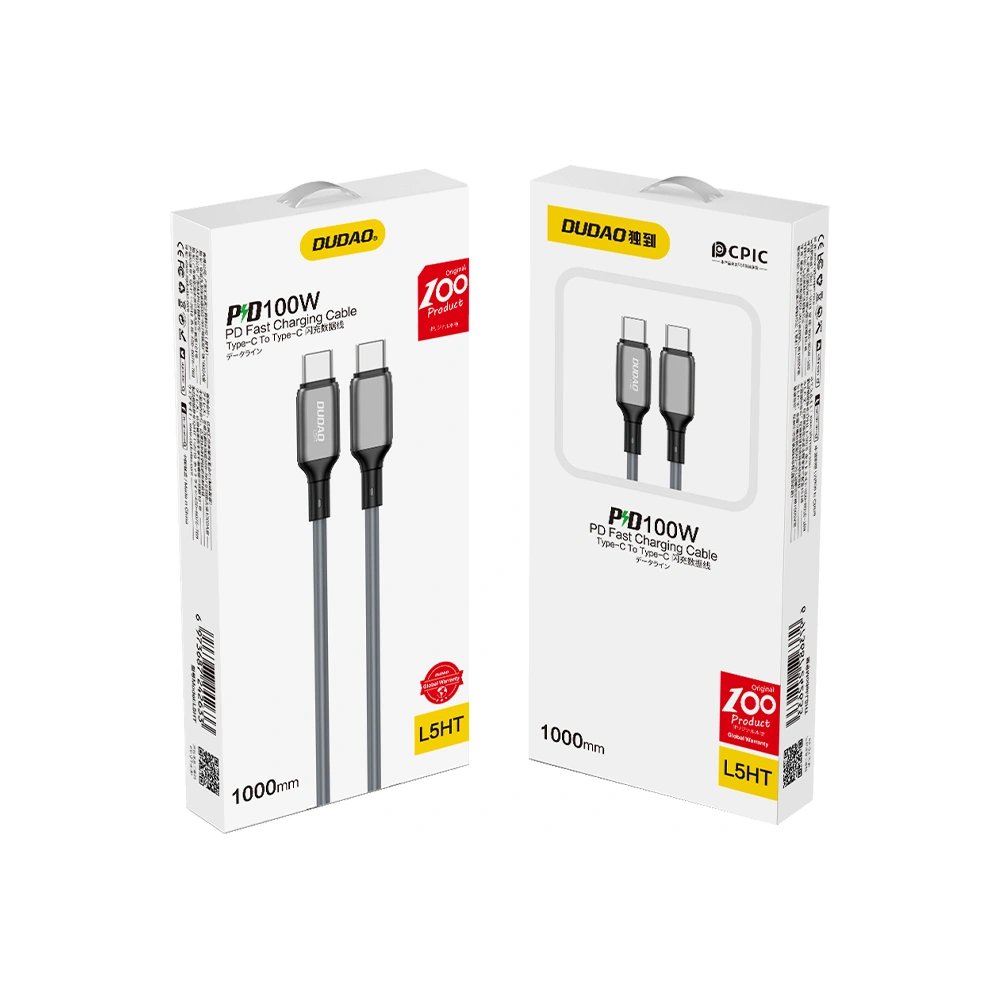 Hurtownia GSM - Cablu Dudao PD USB-C - USB-C 100W 1m (L5HT) - DDA123 - {ean13} - Hurt