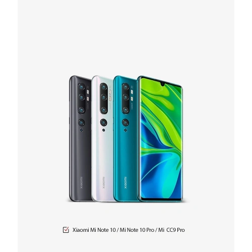 Etui Ringke Fusion-X Xiaomi Mi Note 10/Pro Turquoise Green