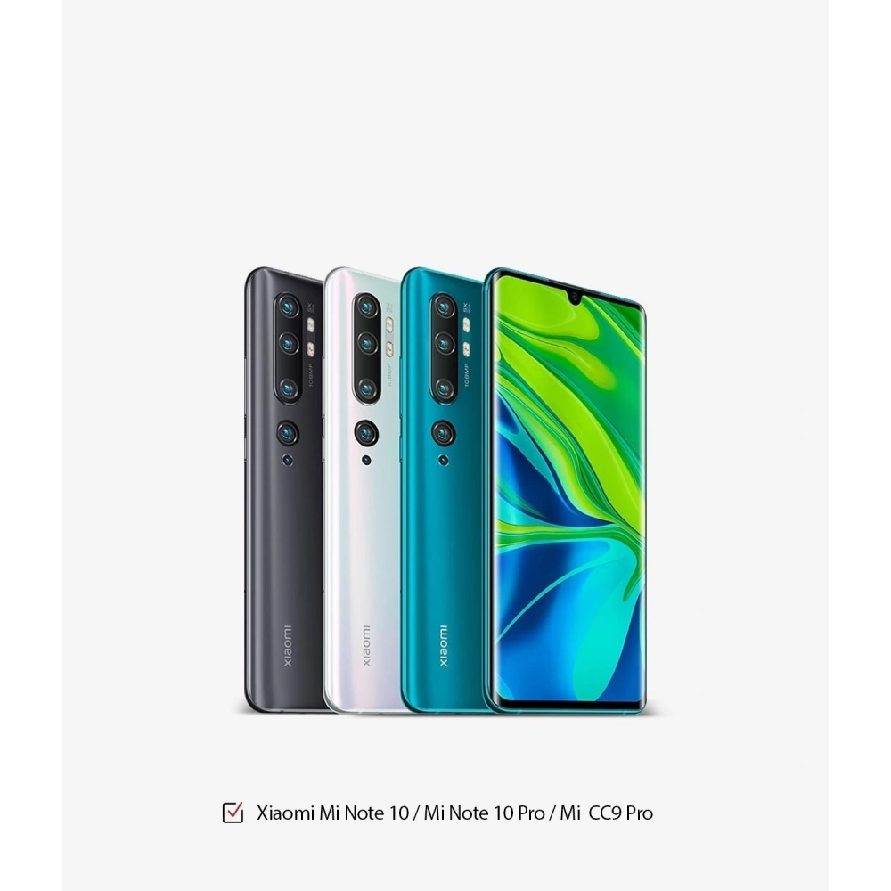 Hurtownia GSM - Etui Ringke Fusion-X Xiaomi Mi Note 10/Pro Tyrkysově zelená - RGK1089GRN - {ean13} - Hurt