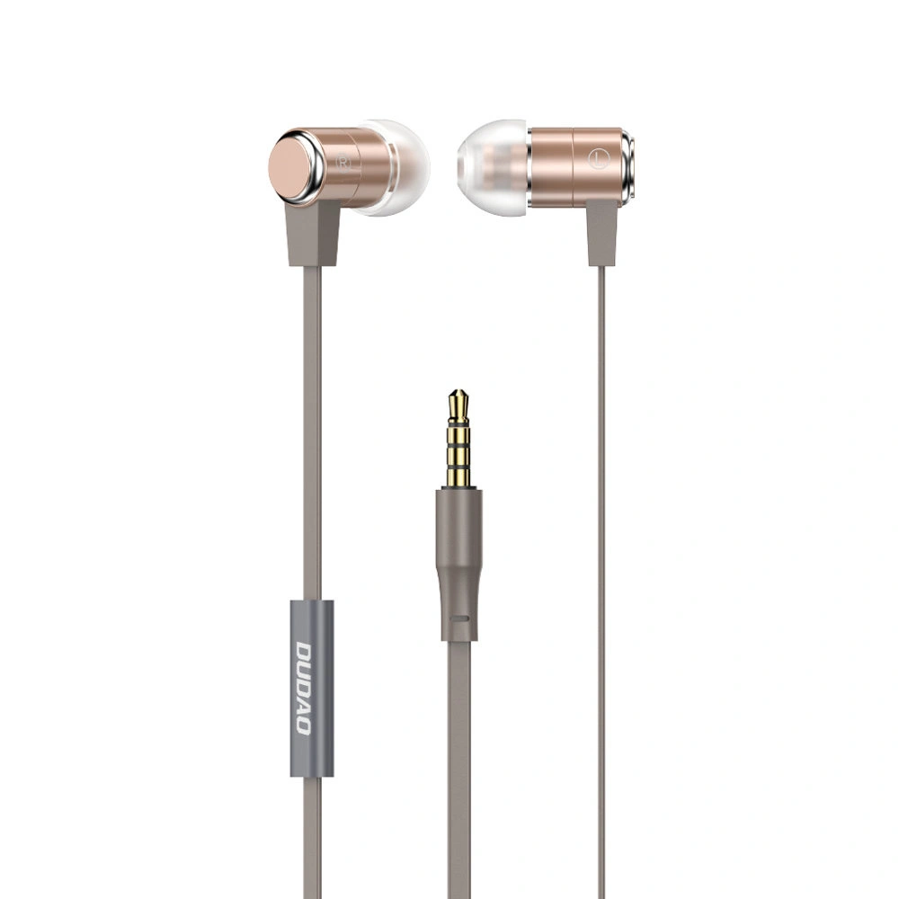 Hurtownia GSM - Sluchátka Dudao s ovladačem a mikrofonem 3,5mm mini jack zlaté (X13S) - DDA129 - {ean13} - Hurt