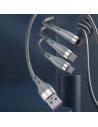 Hurtownia GSM - Kabel Dudao 3w1 USB - Lightning/microUSB/USB-C 65W 1,2m šedý (L20X) - DDA132 - {ean13} - Hurt