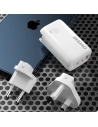 Hurtownia GSM - Încărcătorul de rețea Dudao GaN 3w1 (EU, US, UK) 2xUSB-C + USB PD QC 65W alb (A7PRO) - DDA133 - {ean13} - Hurt