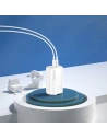 Wholesale Dudao 3-port GaN charger 3in1 (EU, US, UK) 2 x Type C (PD) + USB (QC) 65W white (A7PRO) - DDA133 - {ean13} - Hurt