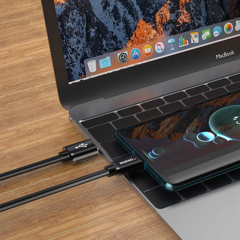 Hurtownia GSM - Kabel Dudao USB/USB-C Super Fast Charge 1m černý (L5G) - DDA137 - {ean13} - Hurt