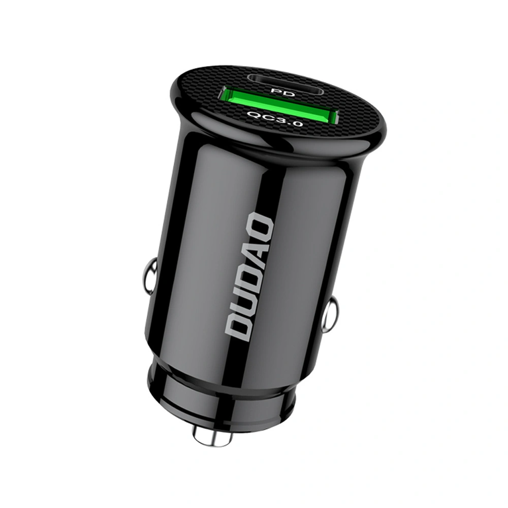 Hurtownia GSM - Auto nabíječka Dudao USB-C/USB PD QC 3.0 3A černá (R3PRO) - DDA138 - {ean13} - Hurt