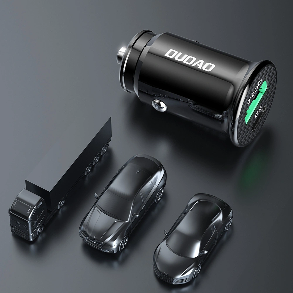 Hurtownia GSM - Auto nabíječka Dudao USB-C/USB PD QC 3.0 3A černá (R3PRO) - DDA138 - {ean13} - Hurt
