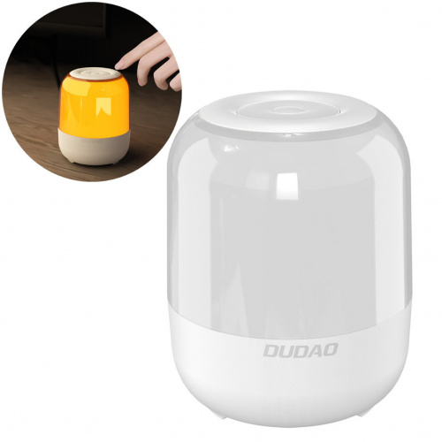 Dudao Distributor - 6973687242978 - DDA143 - Dudao wireless Bluetooth 5.0 RGB speaker 5W 1200mAh white (Y11S-white) - B2B homescreen