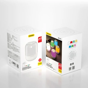 Wholesale Dudao wireless Bluetooth 5.0 RGB speaker 5W 1200mAh white (Y11S-white) - DDA143 - {ean13} - Hurt