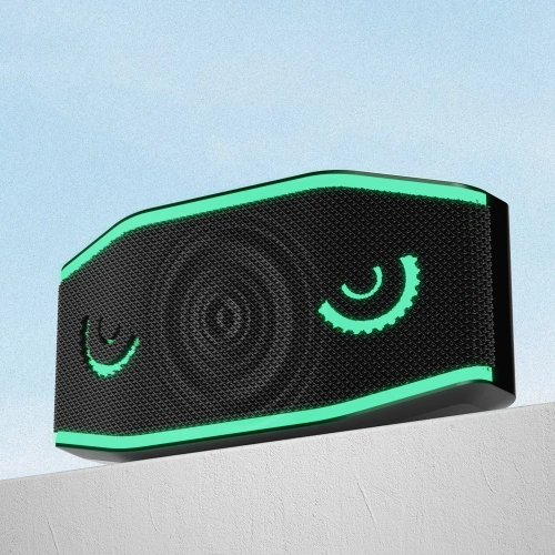 Głośnik wodoodporny Bluetooth 5.0 Dudao IPX7 RGB 5W 1200mAh czarny (Y10XS)