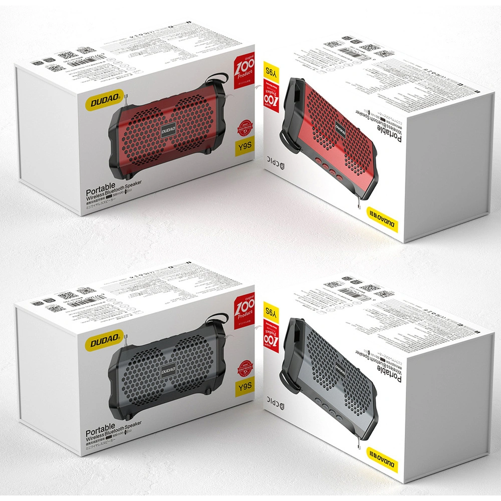 Bluetooth reproduktor 5.0 Dudao 3W 500mAh rádio černé (Y9s)