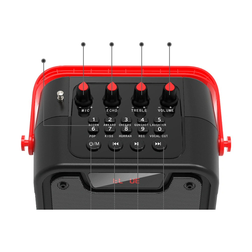 Wholesale Dudao Bluetooth 5.0 Wireless Speaker 10W 4800mAh Microphone Karaoke System Black (Y15s-black) - DDA146 - {ean13} - Hurt