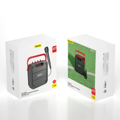 Zestaw do karaoke Dudao głośnik + mikrofon Bluetooth 5.0 10W 4800mAh czarny (Y15s)