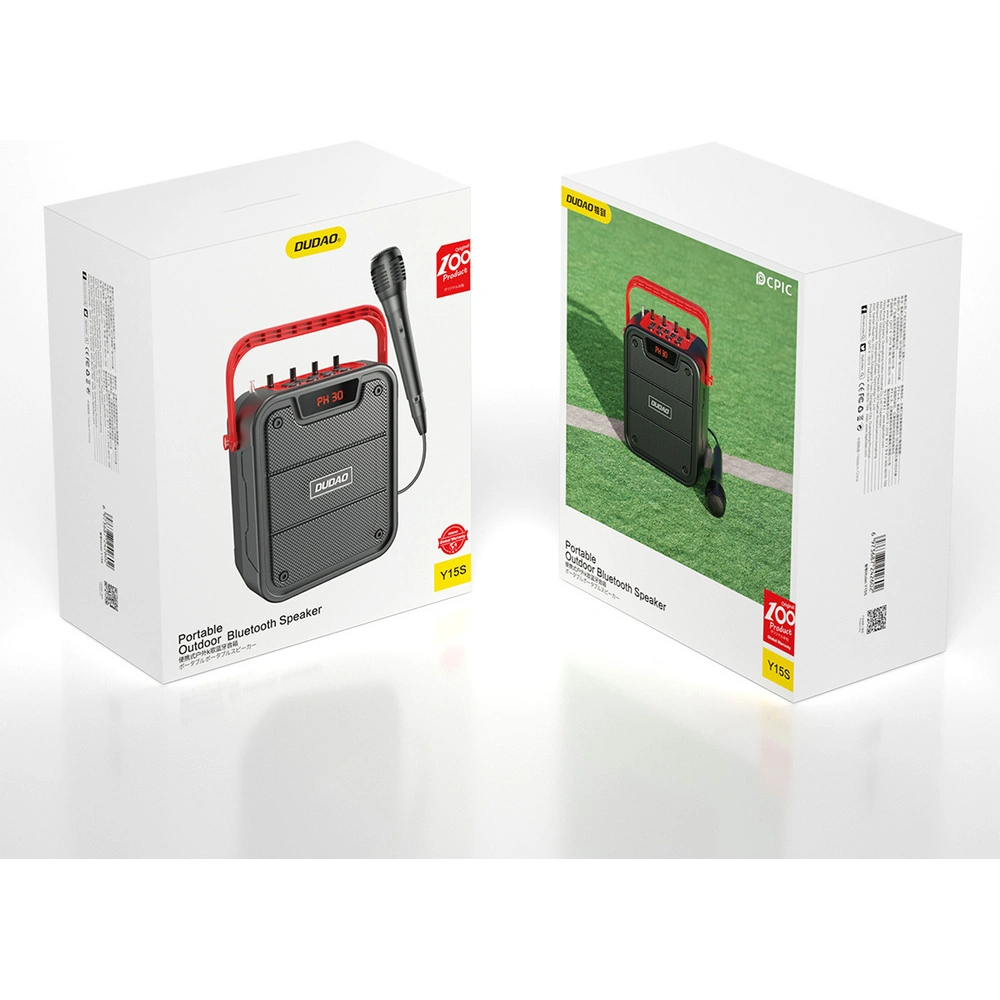 Hurtownia GSM - Karaokeset Dudao Lautsprecher + Mikrofon Bluetooth 5.0 10W 4800mAh schwarz (Y15s) - DDA146 - {ean13} - Hurt