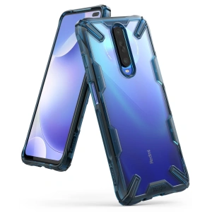 Hurtownia GSM - Etui Ringke Fusion-X Pocophone X2/Redmi K30 Space Blue - RGK1091BLU - {ean13} - Hurt