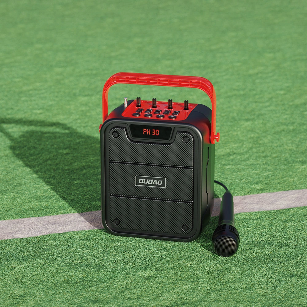 Hurtownia GSM - Sada na karaoke Dudao reproduktor + mikrofon Bluetooth 5.0 10W 4800mAh černý (Y15s) - DDA146 - {ean13} - Hurt