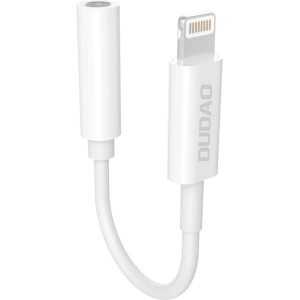 Hurtownia GSM - Adaptér audio Dudao Lightning/mini jack 3,5mm 10cm bílý (L16) - DDA147 - {ean13} - Hurt