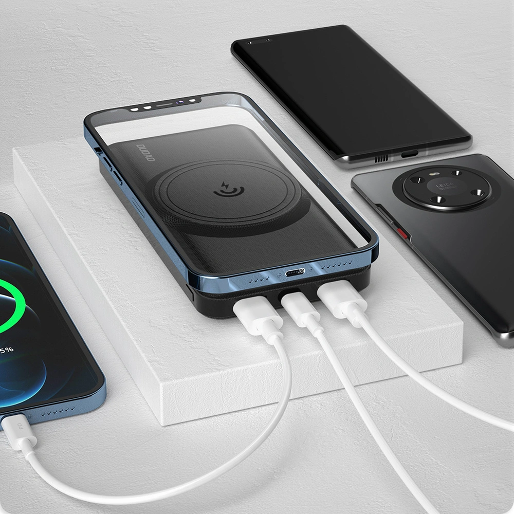 Hurtownia GSM - Powerbank mit kabellosem Laden Dudao MagSafe 10000mAh 22,5W Power Delivery Quick Charge 2xUSB/USB-C Qi 15W schwarz (K14Pro) - DDA150 - {ean13} - Hurt