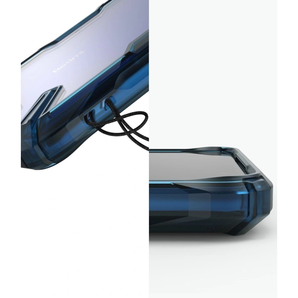 Hurtownia GSM - Etui Ringke Fusion-X Pocophone X2/Redmi K30 Space Blue - RGK1091BLU - {ean13} - Hurt