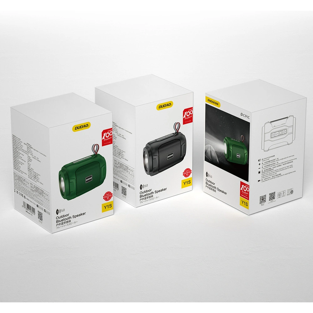Hurtownia GSM - Głośnik Bluetooth 5.0 Dudao 3W 500mAh zielony (Y1S) - DDA152 - {ean13} - Hurt