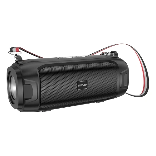 Głośnik Bluetooth 5.0 Dudao 5W 1200mAh radio FM panel solarny czarny (Y1XS)