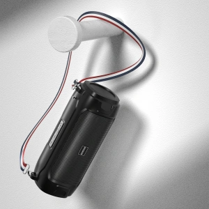 Hurtownia GSM - Bluetooth 5.0 hangszóró Dudao 5W 1200mAh FM rádió nap panel fekete (Y1XS) - DDA153 - {ean13} - Hurt