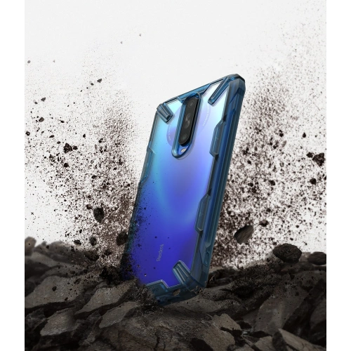 Etui Ringke Fusion-X Pocophone X2/Redmi K30 Space Blue