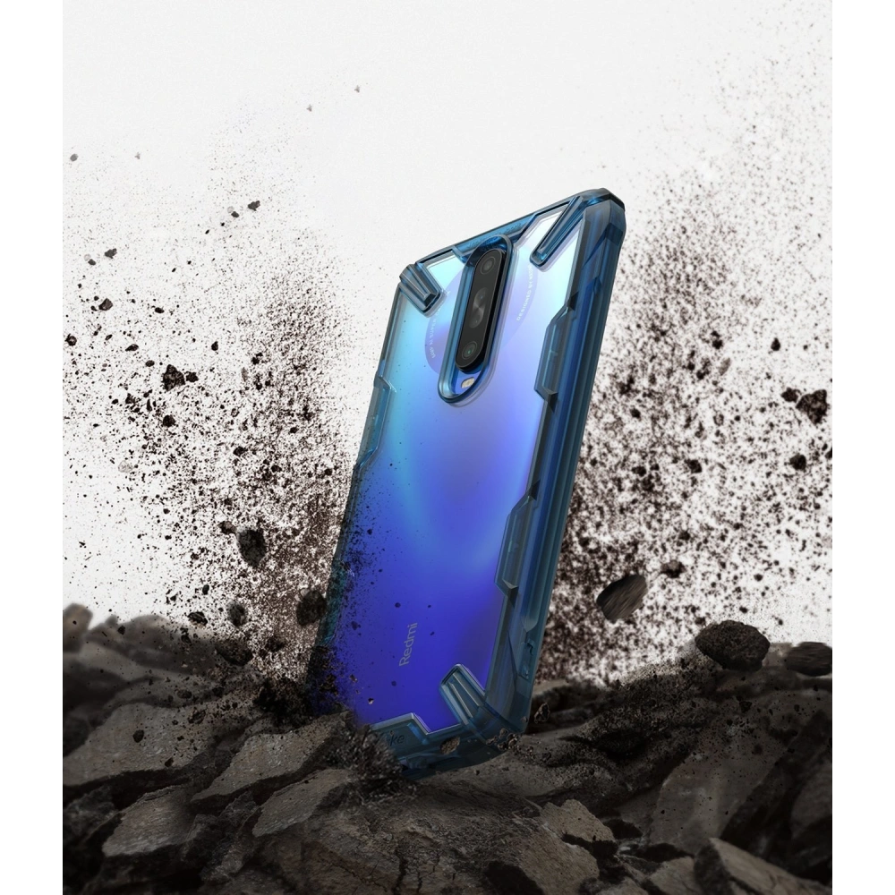 Wholesale Ringke Fusion-X Pocophone X2/Redmi K30 Space Blue - RGK1091BLU - {ean13} - Hurt